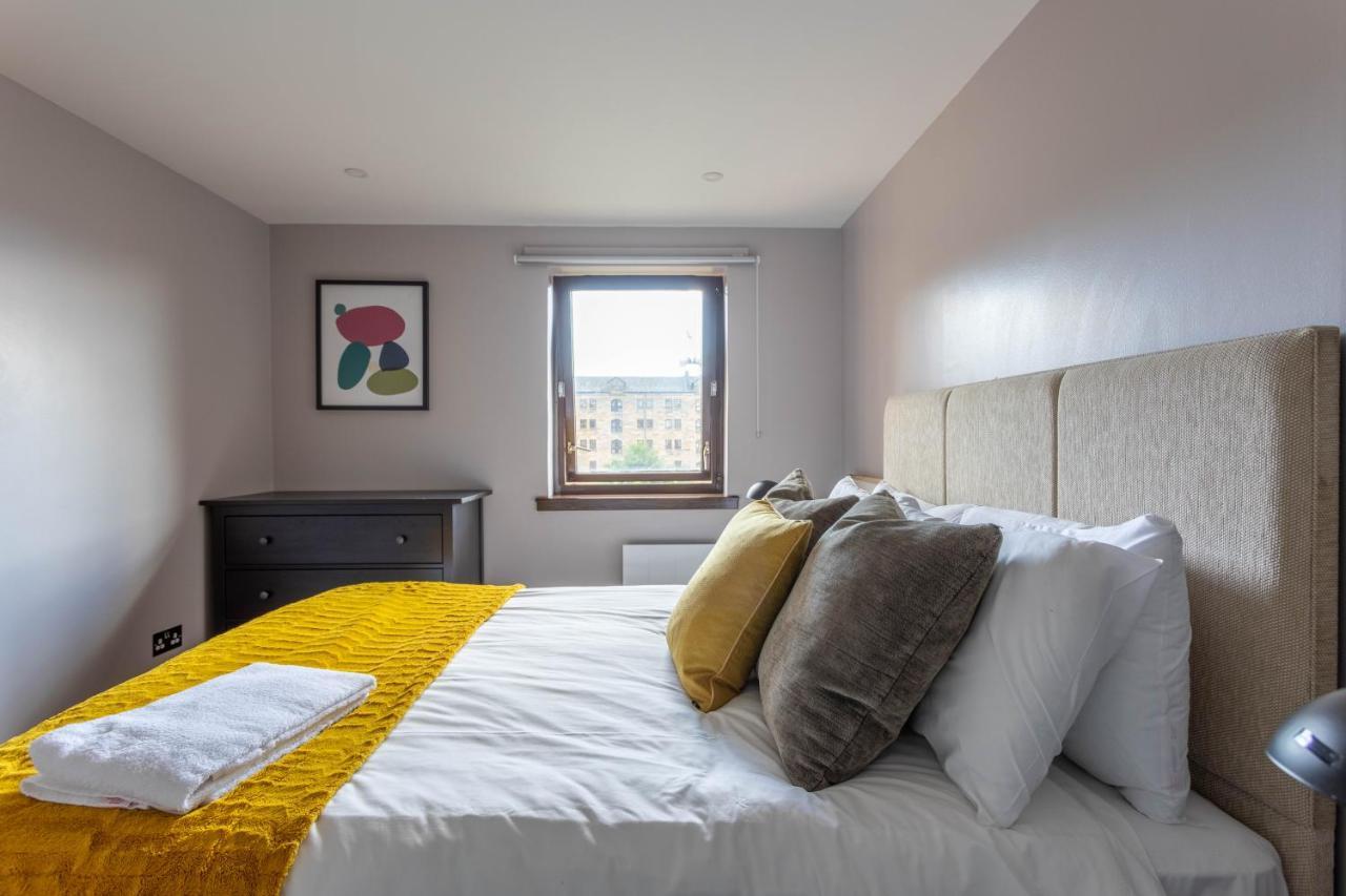Stunning 1 Bed Merchant City Apartment With Parking Glasgow Exterior photo